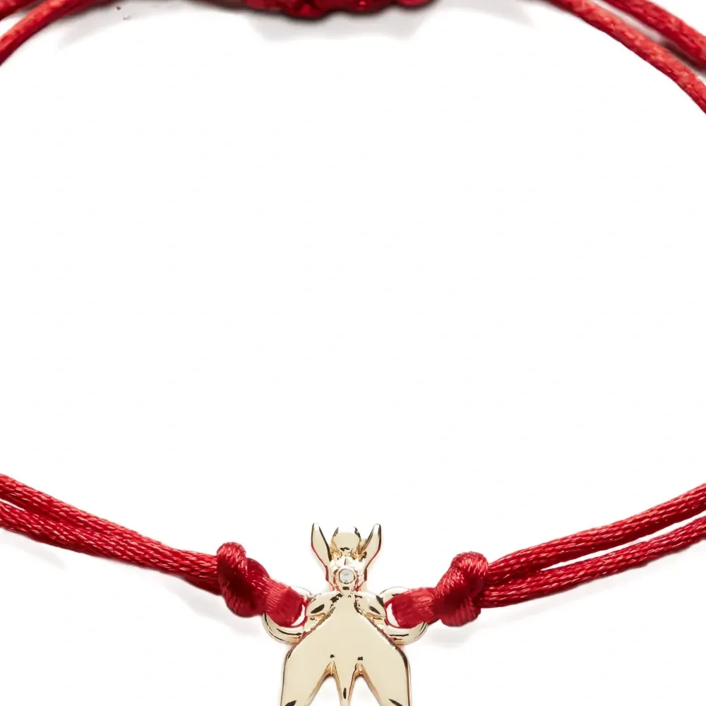 Браслет с подвеской-логотипом "Lucky"