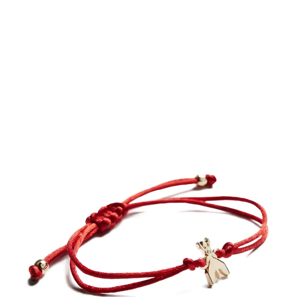 Браслет с подвеской-логотипом "Lucky"