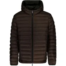 Стёганая куртка с капюшоном