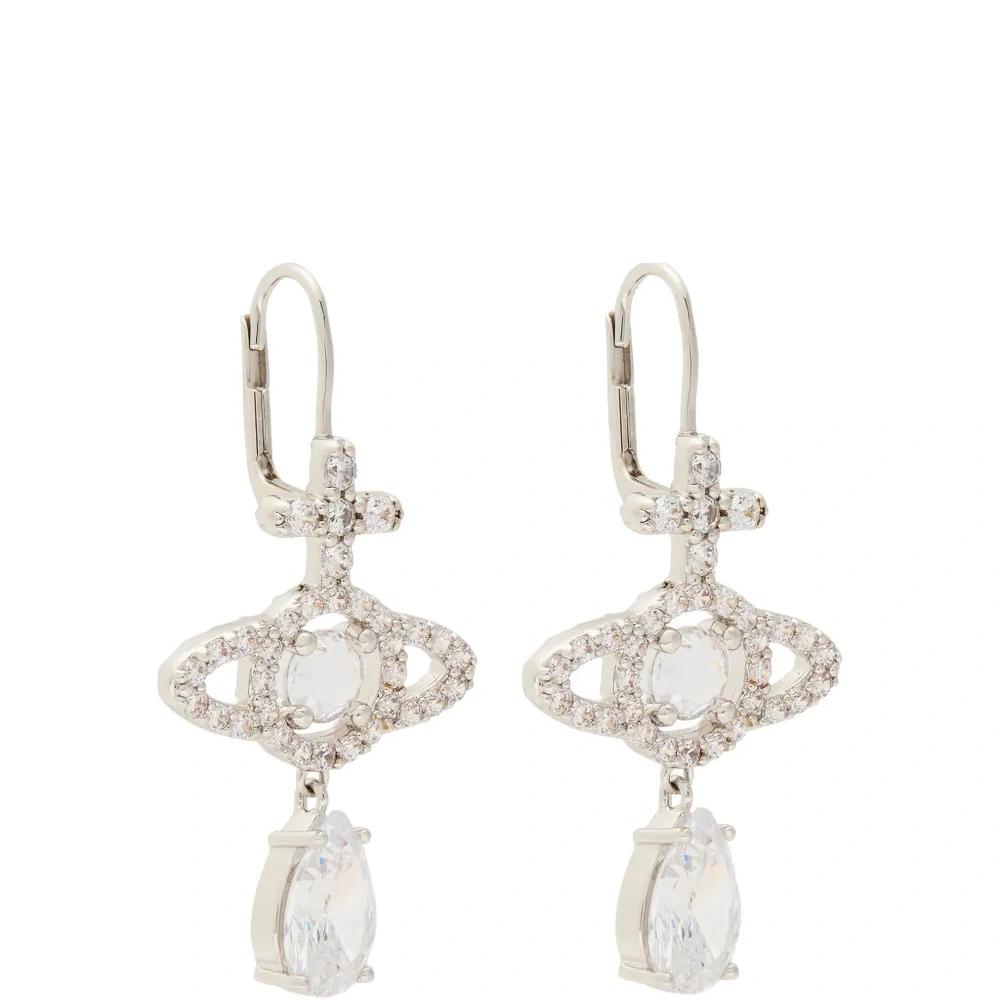 Серьги-подвески с шаром