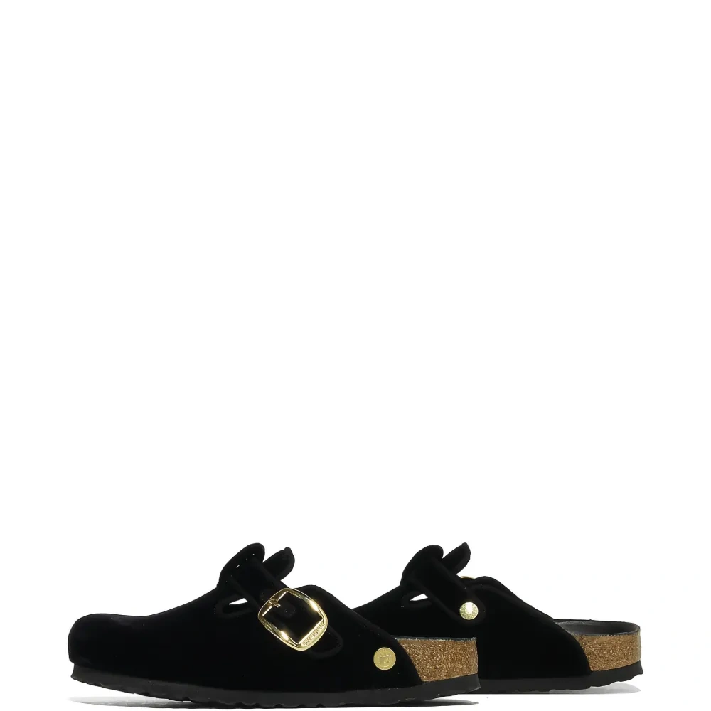 Мюли с большой пряжкой