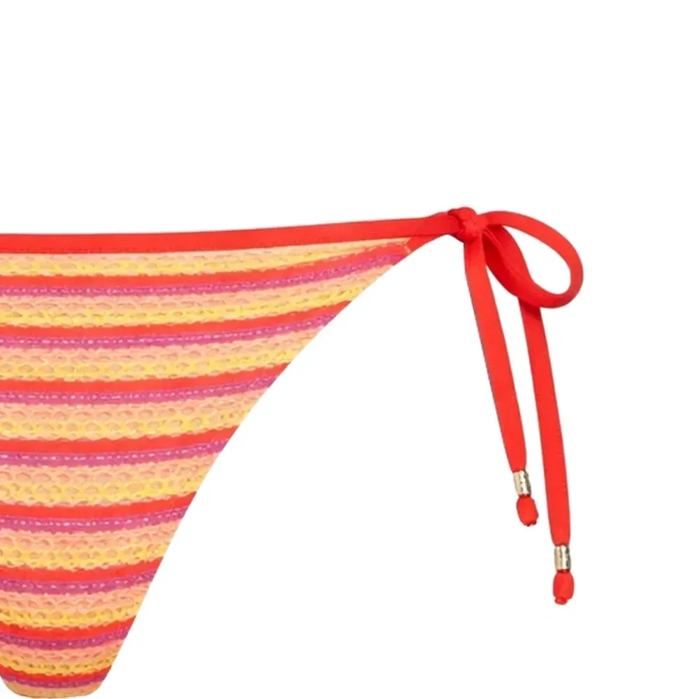 Полосатый удлинённый бикини