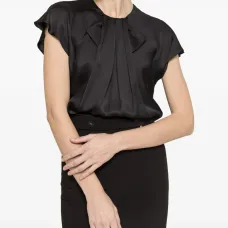 Топ с драпировкой