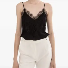 Блузка с кружевными вставками Блузка с кружевными вставками