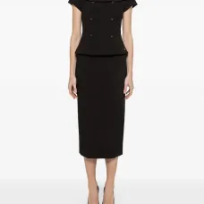 Юбка-карандаш с завышенной талией