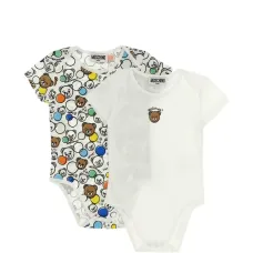 Боди с принтом медведя (набор из двух штук) Боди с принтом медведя (набор из двух штук)