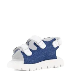 Сандалии с аппликацией в виде медведя на ремешке