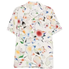 Рубашка с цветочным принтом