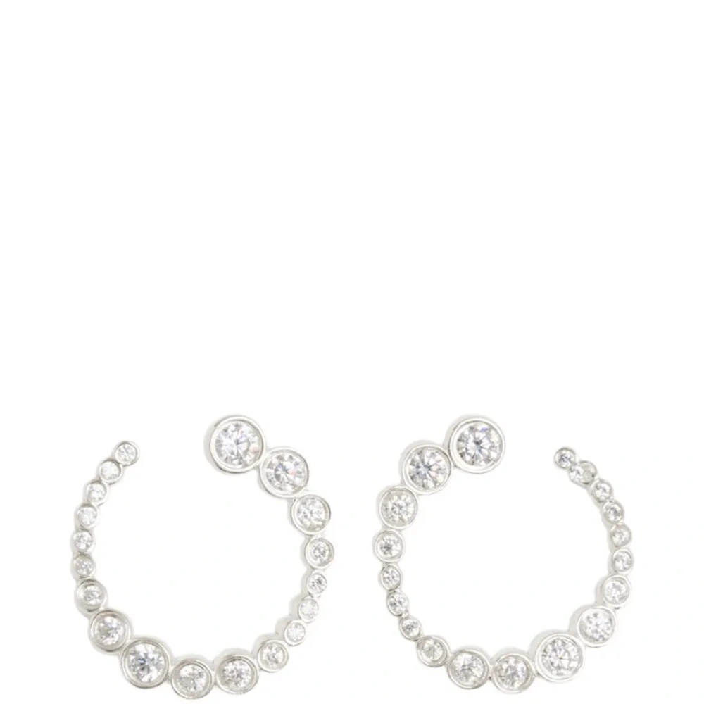 Серьги-спирали Odette из стерлингового серебра 925 пробы