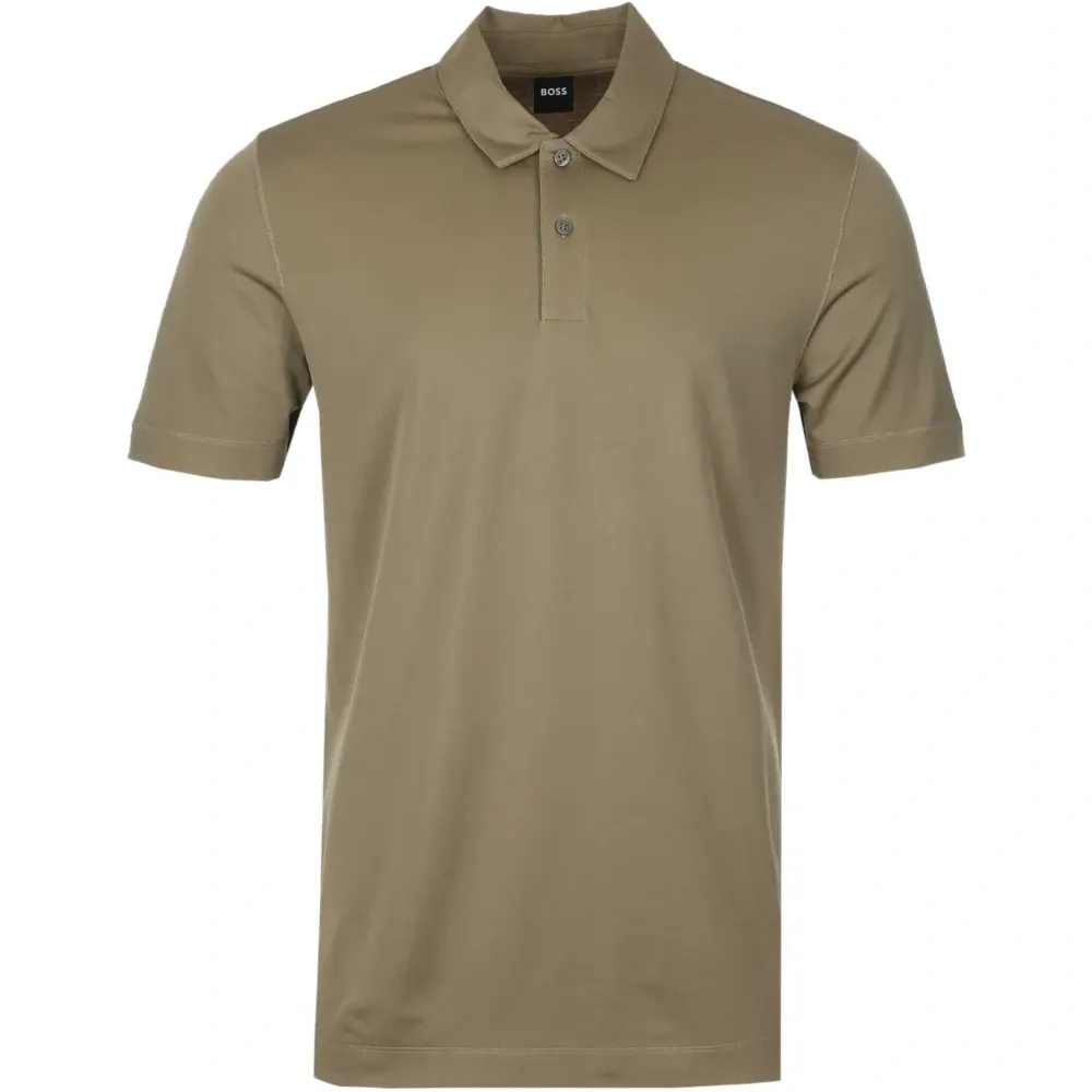 Поло с воротником на пуговицах