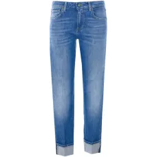 Облегающие джинсы с нашивкой-логотипом Облегающие джинсы с нашивкой-логотипом