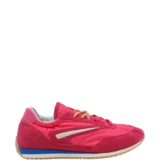 Замшевые кроссовки с круглым носом