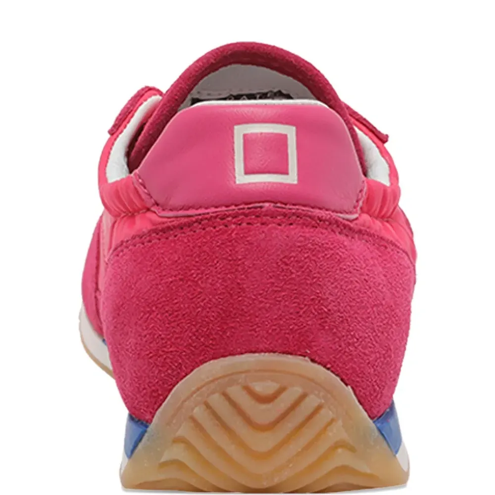 Замшевые кроссовки с круглым носом