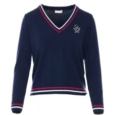 Свитер с V-образным вырезом