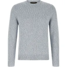 Двухцветный вязаный свитер Двухцветный вязаный свитер