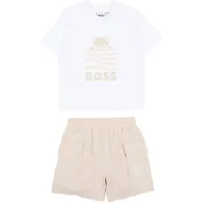 Комплект из шорт с накладными карманами