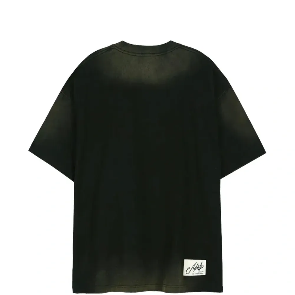 Футболка с эффектом спреевой стирки