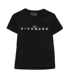 Футболка с круглым вырезом и короткими рукавами