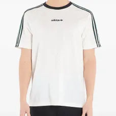 Футболка из джерси с полосатой отделкой