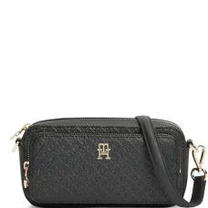 Сумка на плечо с тиснением логотипа