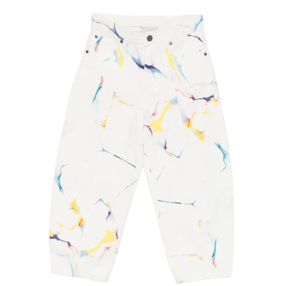 Брюки с графическим принтом