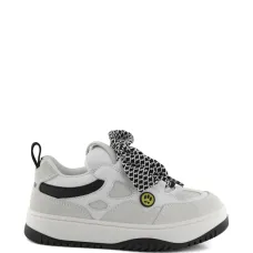 Кроссовки с узором в виде смайликов