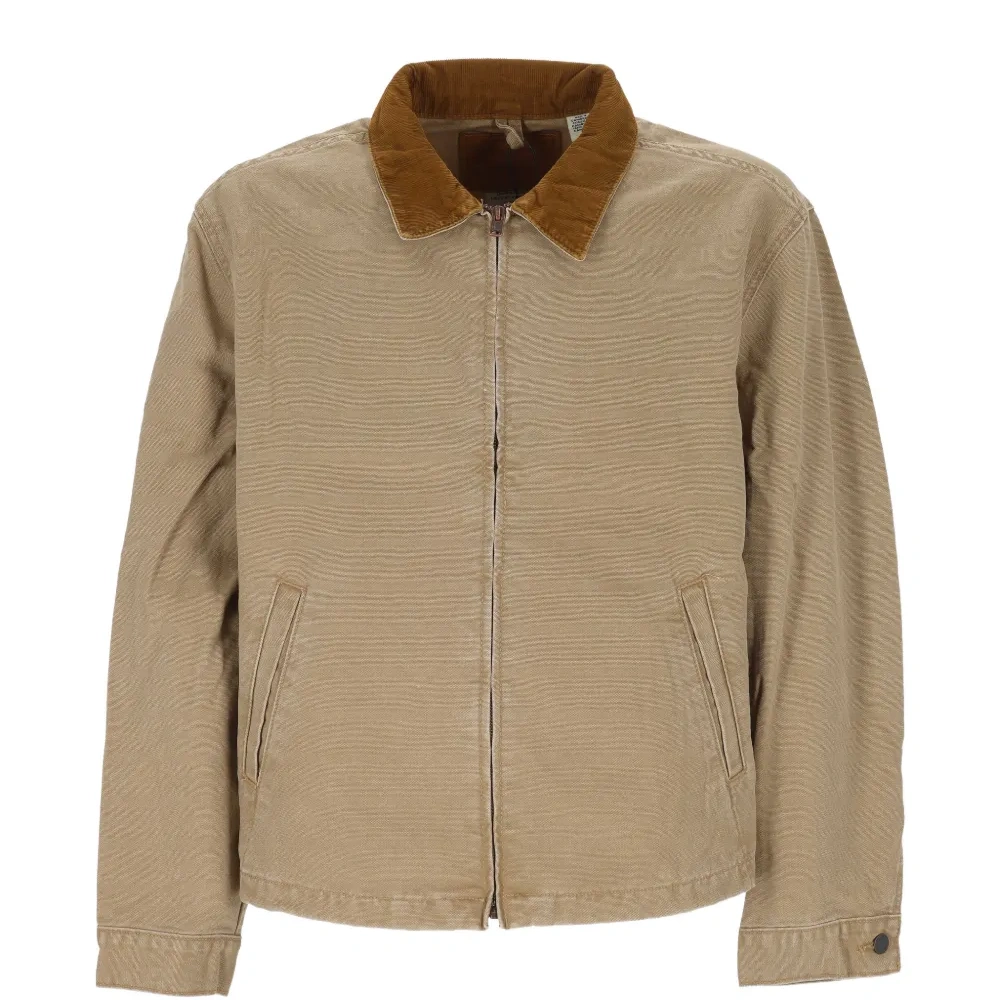 Куртка с вельветовым воротником