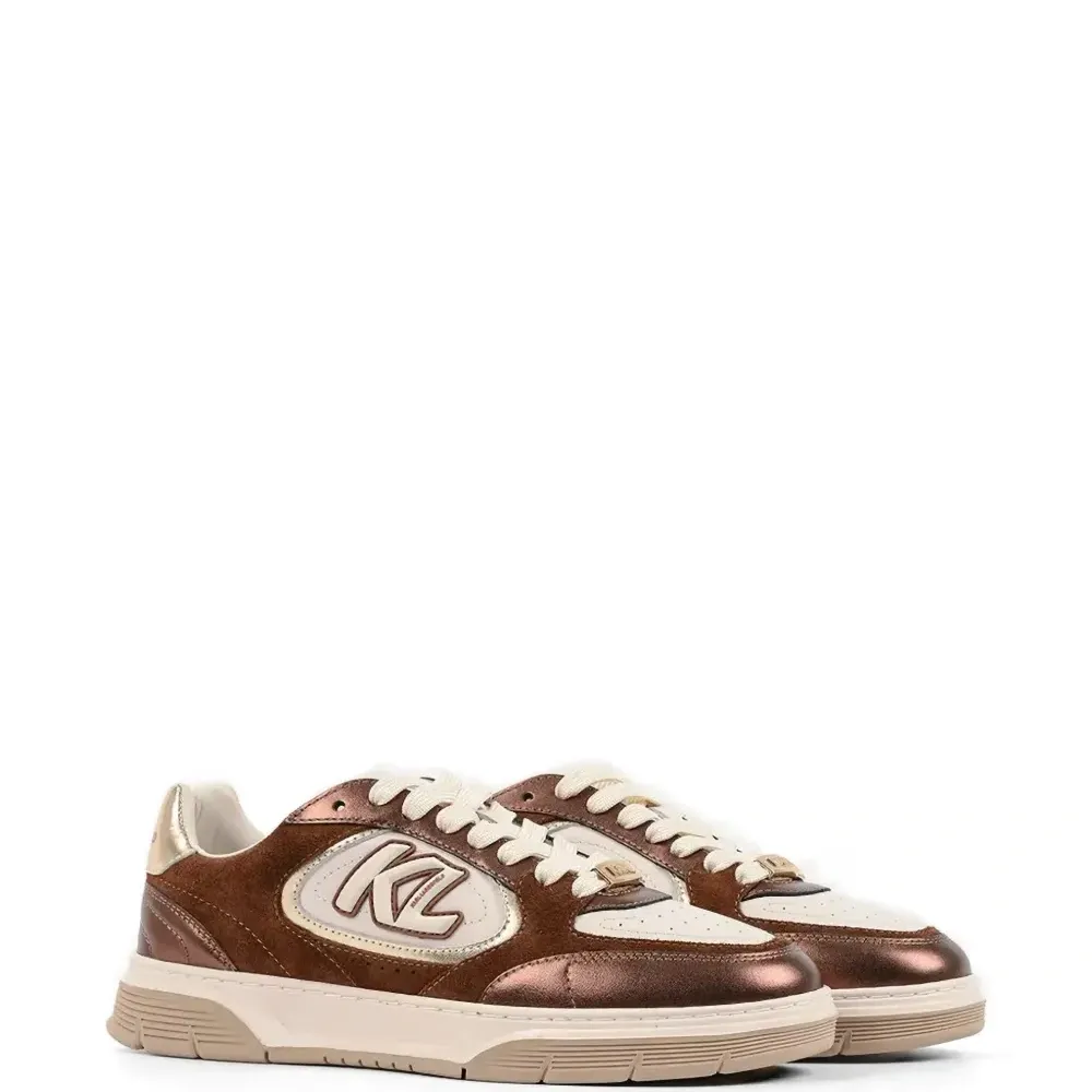 Замшевые кеды с логотипом