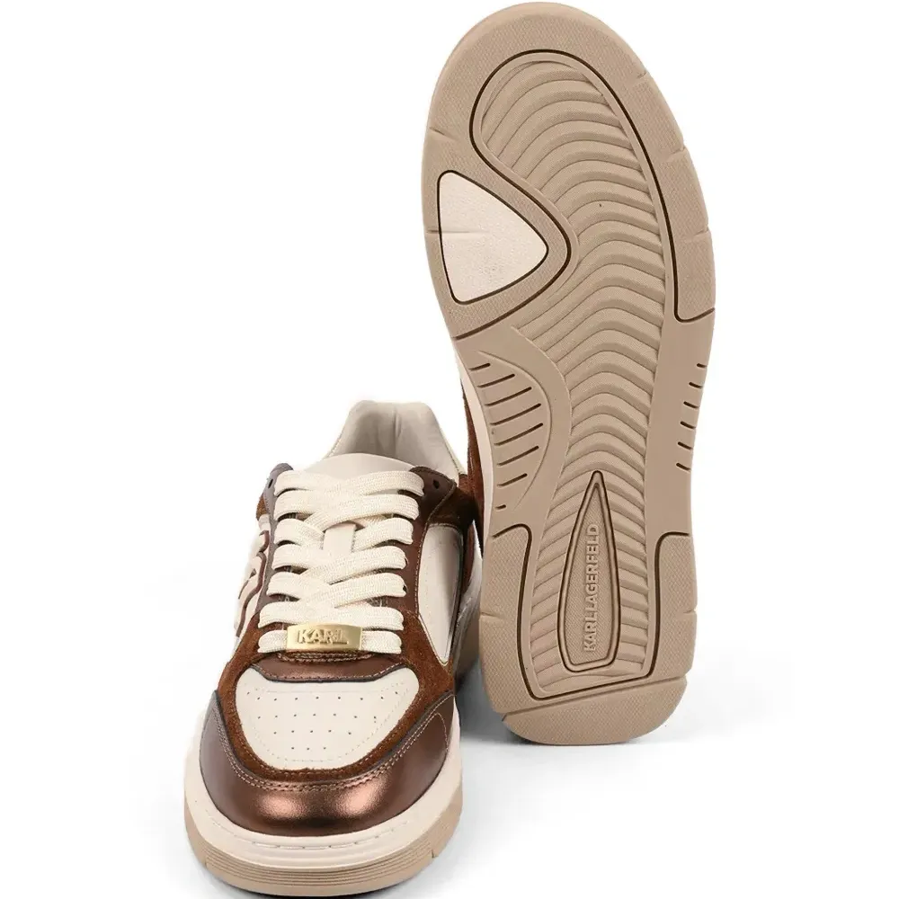 Замшевые кеды с логотипом