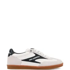 Многоцветные кроссовки с панелями на шнуровке