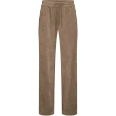 Велюровые спортивные штаны на завязках