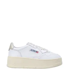 Кожаные кроссовки на платформе Medalist