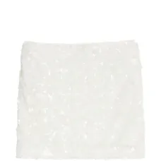 Мини-юбка, украшенная пайетками