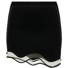 Мини-юбка с асимметричным подолом