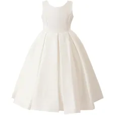 Платье без рукавов с бантом