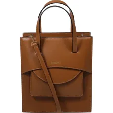 Сумка-тоут из кожи с клапаном Сумка-тоут из кожи с клапаном