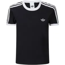 Футболка с круглым вырезом и тремя полосками Футболка с круглым вырезом и тремя полосками