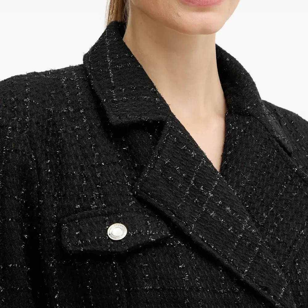 Мини-платье с воротником на молнии