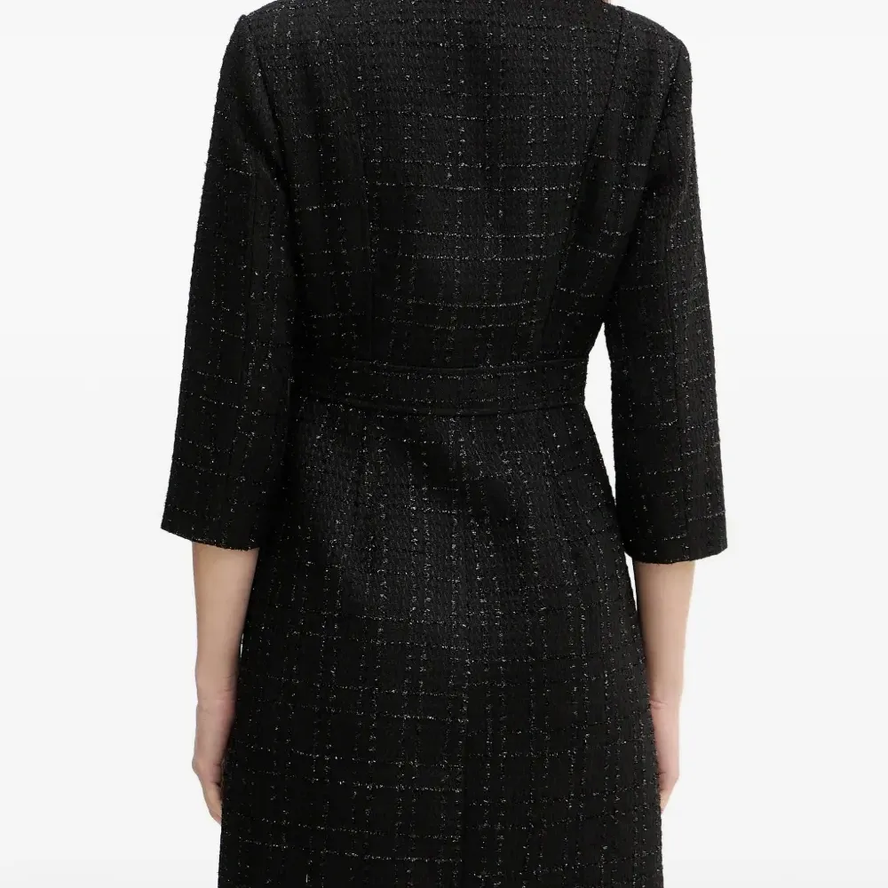 Мини-платье с воротником на молнии