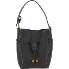 Сумка-тоут из кожи цвета сиена