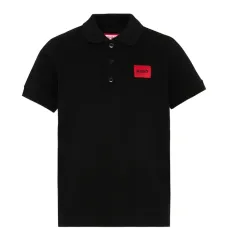 Поло с короткими рукавами и нашивкой-логотипом