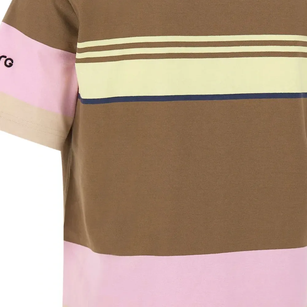 Футболка в полоску с принтом в виде мультяшных персонажей Футболка в полоску с принтом в виде мультяшных персонажей