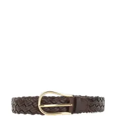 Пояс с плетёной пряжкой