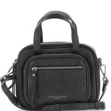 Мини-сумка Carré из зернистой кожи строгой формы