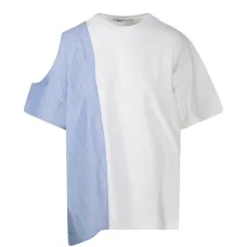 Футболка с полосатыми вставками