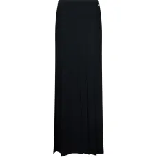 Юбка с завышенной талией и бахромой