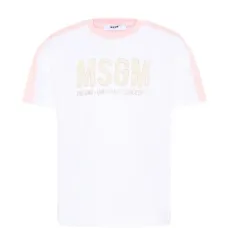 Футболка с нашивкой-логотипом и короткими рукавами