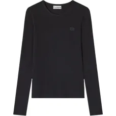 Футболка с длинными рукавами и круглым вырезом Футболка с длинными рукавами и круглым вырезом