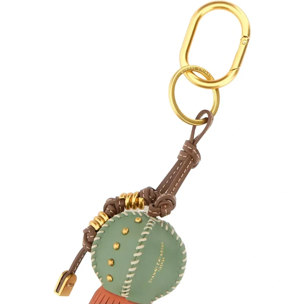 Брелок-кисточка в виде кактуса