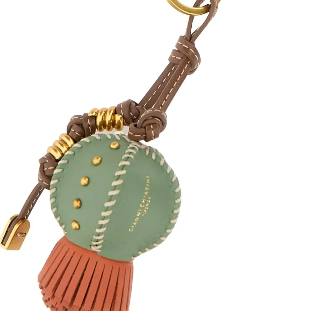 Брелок-кисточка в виде кактуса